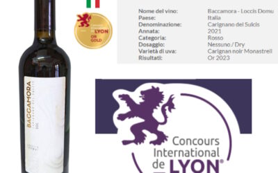 Oro per il Baccamora del Sulcis – tra i migliori vini del mondo