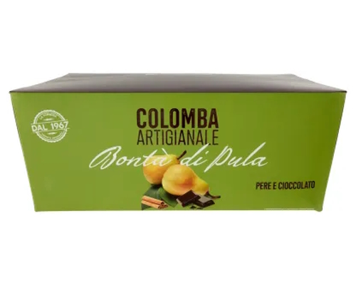 Colomba senza lattosio pere e cioccolato