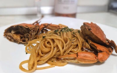 Linguine al granchio blu – ricetta veloce