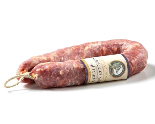 Salsiccia sarda al mirto intera su sirboni