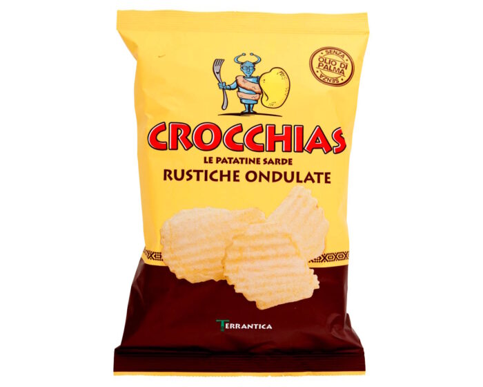 patatine sarde rustiche crocchias ondulate
