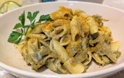 Ricetta pasta con carciofi Sardi freschi e bottarga